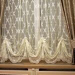 Rideaux français tulle beige