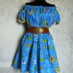 robe de calicot avec des papillons