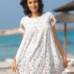 robe large en calicot