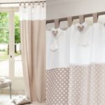 rideaux de calicot beige