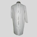 robe de chambre en calicot blanc