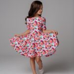 robe de calicot grossier pour les filles