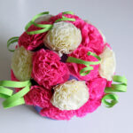 bouquet de serviettes rondes