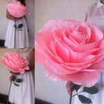 grande rose de serviettes