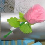 rose de feutre
