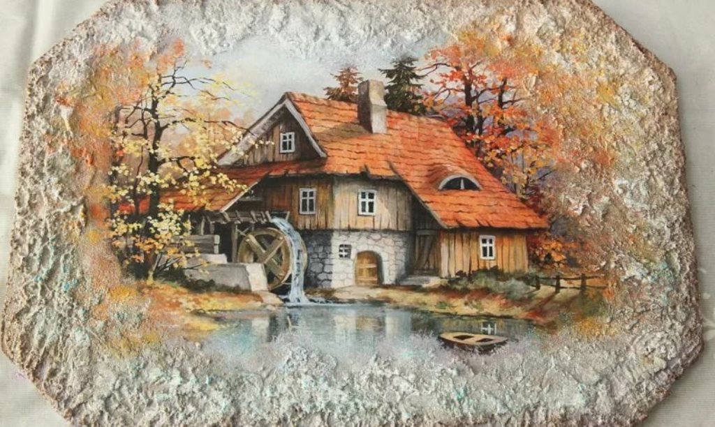 conception de découpage de peinture