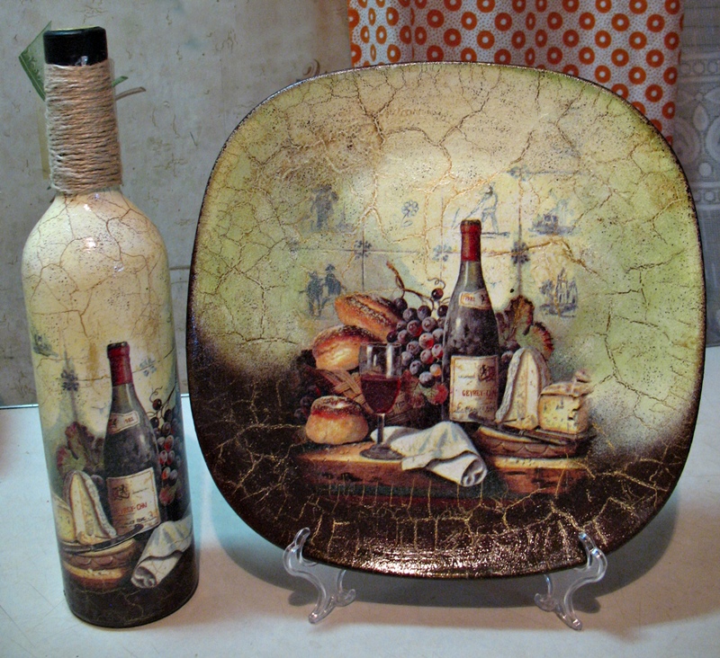 tableaux de serviettage avec craquelure