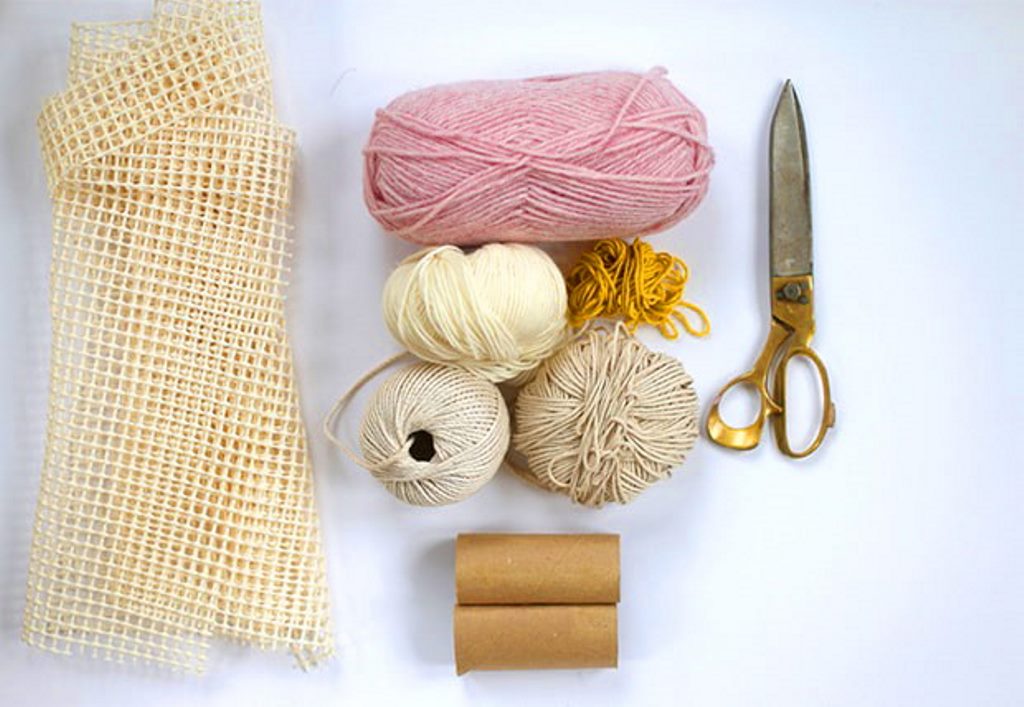 tapis à pompons à faire soi-même