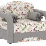 poltrona-cama com estampa