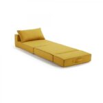 poltrona-cama amarela