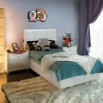 big bed in teen room