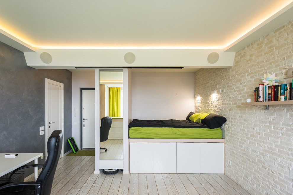 conception de podium de lit