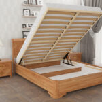 foto decoração de cama com ripas