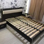 visão geral da cama de ripas