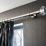 ideias de design de hastes de cortina de metal