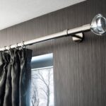 ideas de decoración de barras de cortina de metal