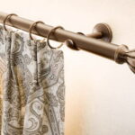 ideias para interior de hastes de cortina de metal
