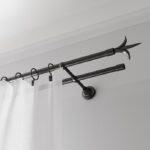 tipos de diseño de barras de cortina de metal