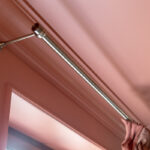 hastes de cortina de metal para ideias de opções de cortinas