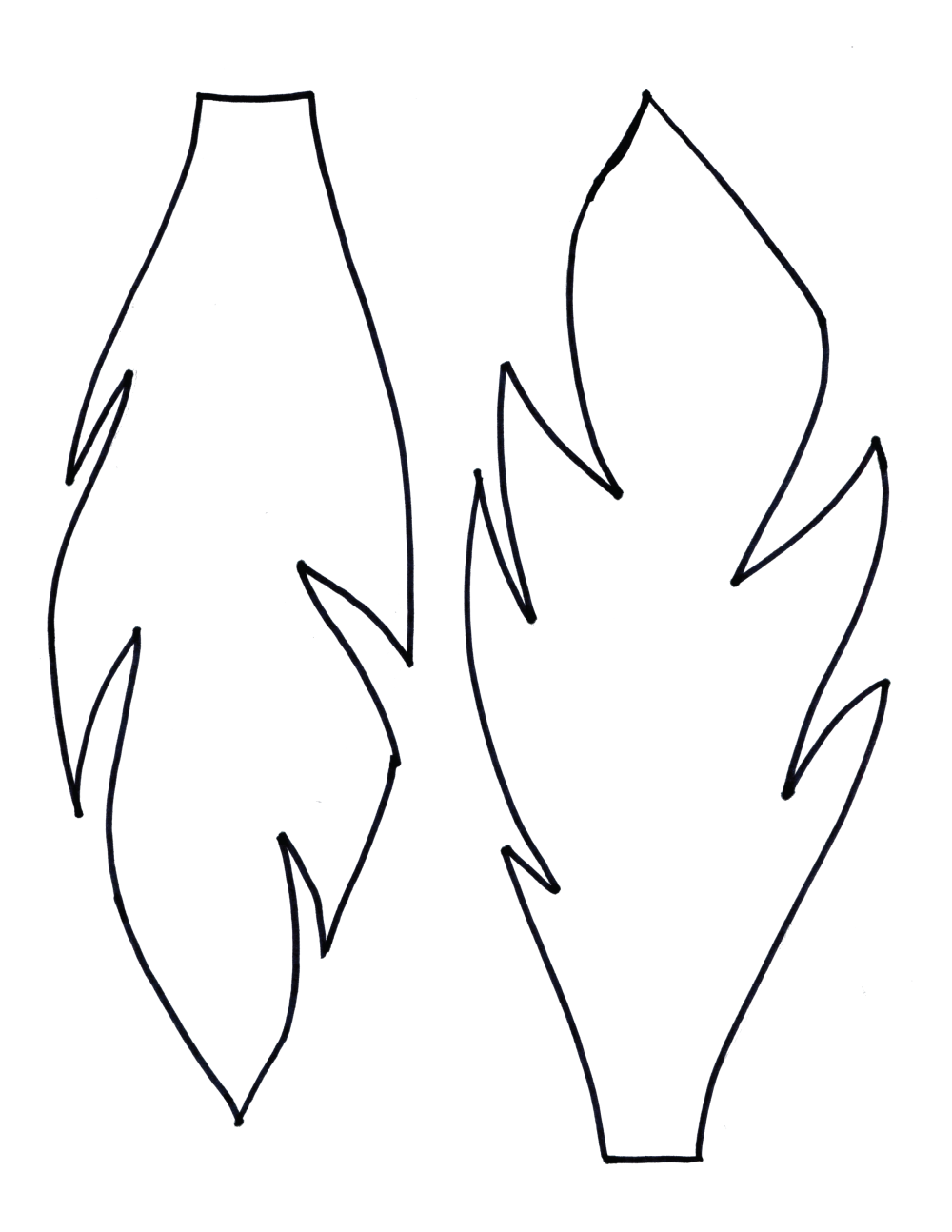 feuille de pissenlit peinte