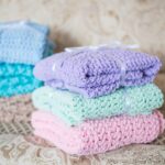 plaid van pluche garen decor foto