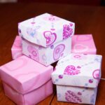 Conception de photo de boîte cadeau bricolage
