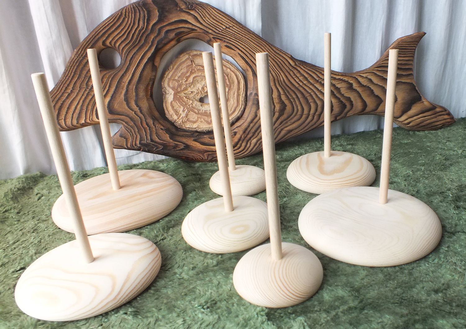 supports ronds pour poupées