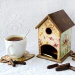 stand chaud avec une maison