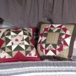 foam pillow with triangles