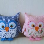 pillow owl photo decoration