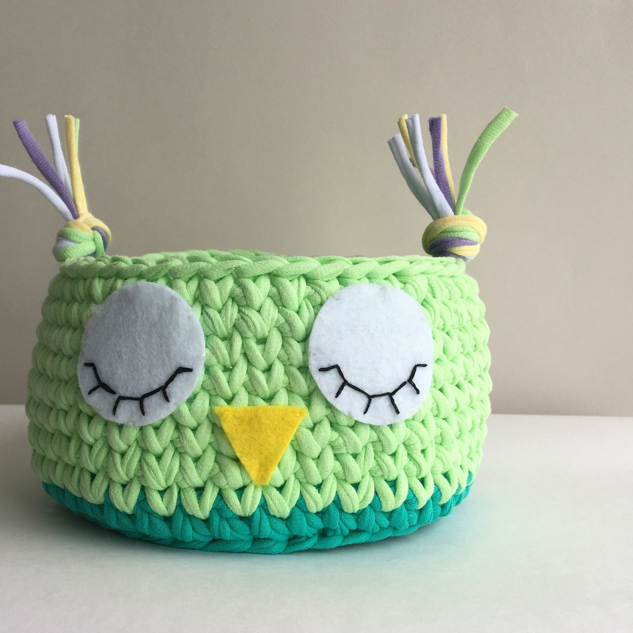 processus de tricot de hibou