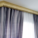 cornice siling untuk idea reka bentuk langsir