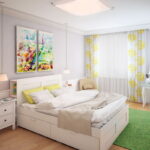 tapis de chevet pour photo d'intérieur de chambre