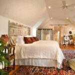 tapis de chevet pour l'intérieur de la photo de la chambre