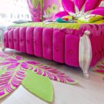 tapis de chevet pour la décoration de photo de chambre
