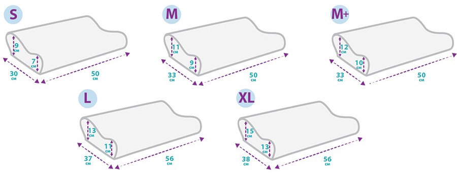 dimensioni del cuscino ortopedico
