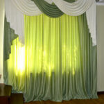 rideaux vert