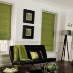rideaux verts stores