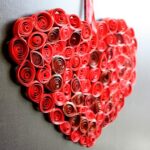 coeur de roses torsadées