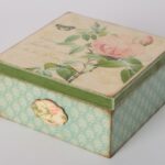 boite shabby chic bleu