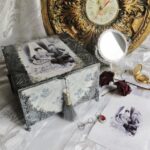 boîte shabby chic avec pompon