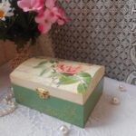 boite shabby chic verte