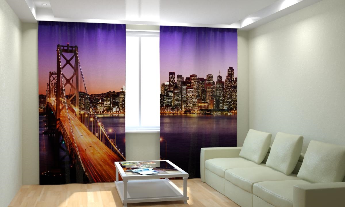 paysage urbain dans le salon