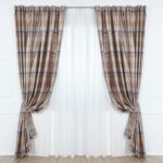 fastening curtains to the window