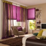 rideaux d'Italie violet