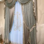 rideaux italiens argent