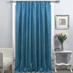 rideaux italiens bleus