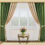 rideaux vert