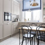 rideaux dans les options de cuisine