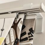 vorhänge auf dem profilgesims ideen innen